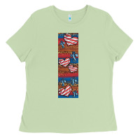 Matcha usa flag and cross penwraps Ladies Tee - Artiststas