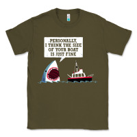 Army Green polite jaws Classic Tee - artisFamous
