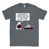 Charcoal Heather polite jaws Classic Tee - artisFamous