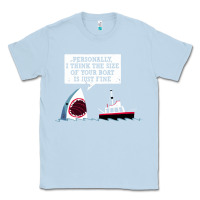 Dusty Blue polite jaws Classic Tee - artisFamous