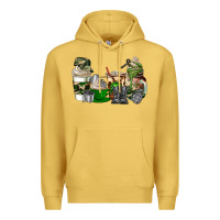 Antique Gold veteran coffee cups Premium Hoodie - AdoDesignShop