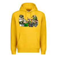 Lemon veteran coffee cups Premium Hoodie - AdoDesignShop