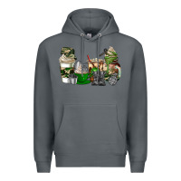 Rock veteran coffee cups Premium Hoodie - AdoDesignShop
