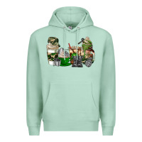 Seafoam veteran coffee cups Premium Hoodie - AdoDesignShop