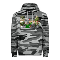 Slate Camo veteran coffee cups Premium Hoodie - AdoDesignShop