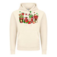 Vintage Artic strawberry coffee cups Vintage Hoodie - AdoDesignShop