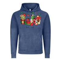 Vintage Denim strawberry coffee cups Vintage Hoodie - AdoDesignShop