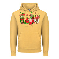 Vintage Mustard strawberry coffee cups Vintage Hoodie - AdoDesignShop