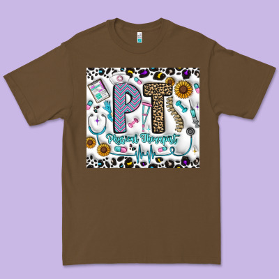 Pt Physical Therapist Premium Tee Designed By Cowhidedigitalart