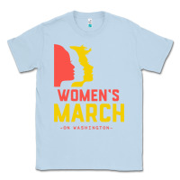 Dusty Blue women march on washington Classic Tee - artisFamous