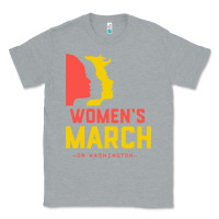 Heather Grey women march on washington Classic Tee - artisFamous