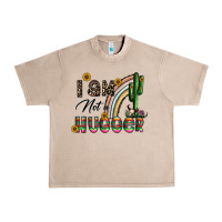 French Oak i am not a hugger Urban Heavy Tee - CowhideDigitalArt