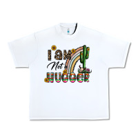 White i am not a hugger Urban Heavy Tee - CowhideDigitalArt