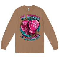 Toasted Coconut my mother is a fighter Long Sleeve Tee - BarkalooDesign