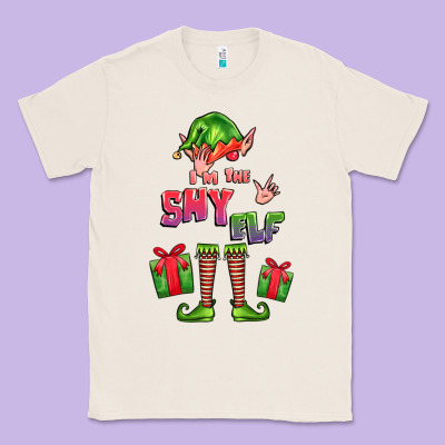 Im The Shy Elf Elf Classic Tee Designed By Fadigitalartstudio