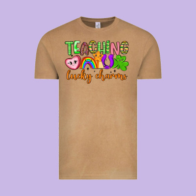 Teaching Lucky Charms Vintage Tee Designed By Artiststas
