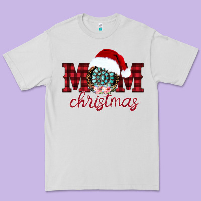 Mom Christmas Premium Tee Designed By Cowhidedigitalart