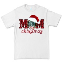 White mom Christmas Premium Tee - CowhideDigitalArt
