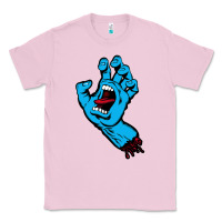 Bubblegum Pink santacruz screaming hand Classic Tee - artisFamous