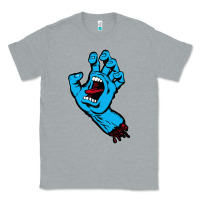 Heather Grey santacruz screaming hand Classic Tee - artisFamous