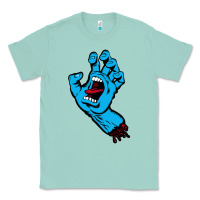 Seafoam santacruz screaming hand Classic Tee - artisFamous