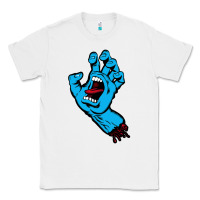 White santacruz screaming hand Classic Tee - artisFamous