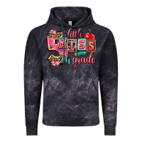 Cloud Black little miss 5 th grade Vintage Hoodie - AdoDesignShop