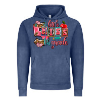 Vintage Denim little miss 5 th grade Vintage Hoodie - AdoDesignShop