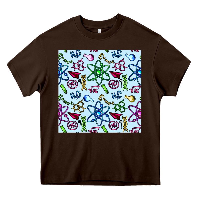 Science Teacher Seamless Pattern Heavy Core Tee by BundleAndBundleShop | Teevron