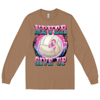 Toasted Coconut never give up Long Sleeve Tee - BarkalooDesign