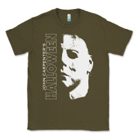 Army Green halloween michael myers Classic Tee - artisFamous