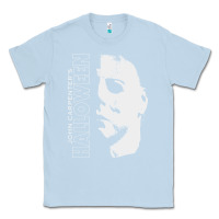 Dusty Blue halloween michael myers Classic Tee - artisFamous
