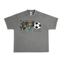 Tornado peace love soccer Urban Heavy Tee - CowhideDigitalArt