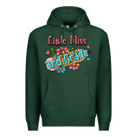 Sports Green little miss third grade Premium Hoodie - RanaPortraitStore