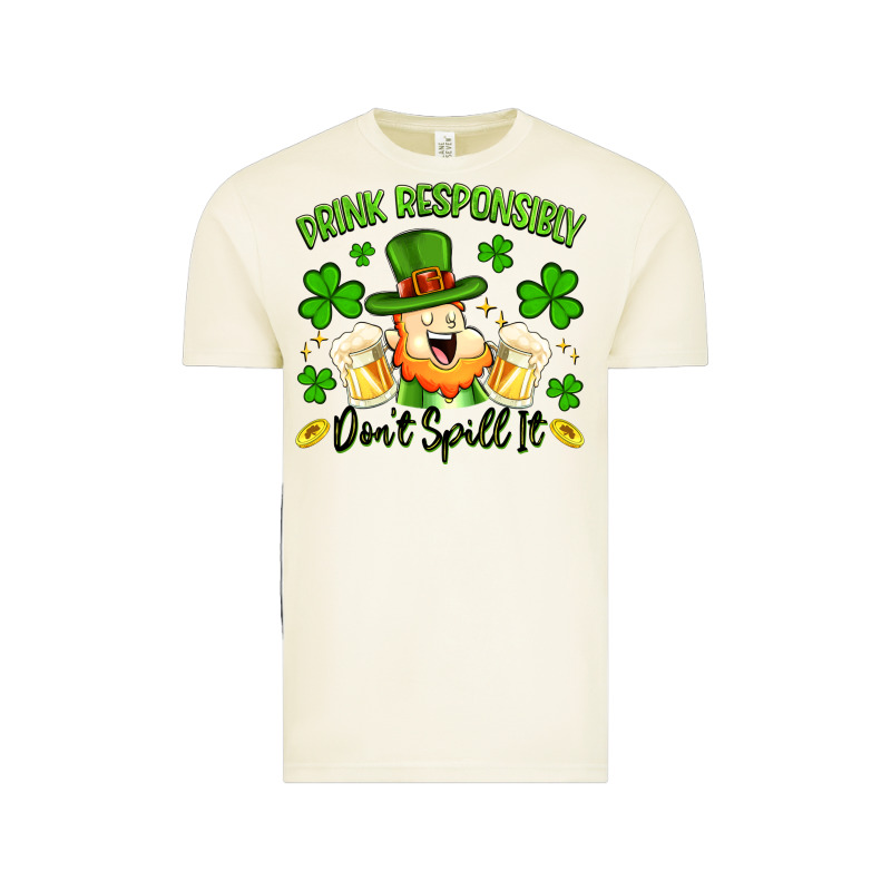 Drink Responsibly Dont Spill It Vintage Tee by Artiststas | Teevron