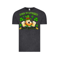 Vintage Black drink responsibly dont spill it Vintage Tee - Artiststas