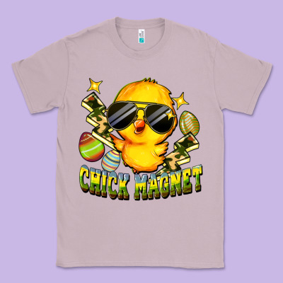 Chick Magnet Classic Tee Designed By Fadigitalartstudio