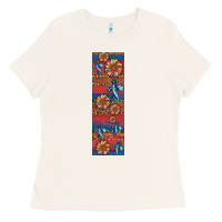 Bone usa flag and cross penwraps Ladies Tee - Artiststas