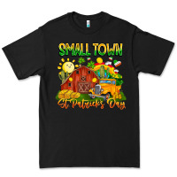 Black small town st patricks day Premium Tee - CowhideDigitalArt
