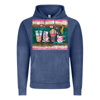 Vintage Denim teacher coffee cups Vintage Hoodie - AdoDesignShop