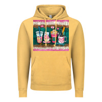 Teacher Coffee Cups Vintage Hoodie | Teevron