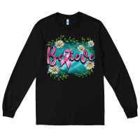 Black breast cancer believe Long Sleeve Tee - BarkalooDesign