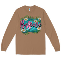 Toasted Coconut breast cancer believe Long Sleeve Tee - BarkalooDesign
