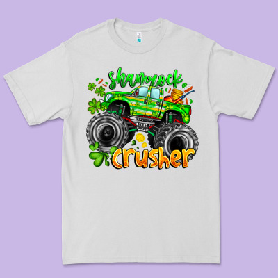 Shamrock Crusher Premium Tee Designed By Cowhidedigitalart