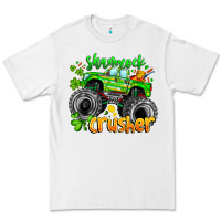 White Shamrock Crusher Premium Tee - CowhideDigitalArt