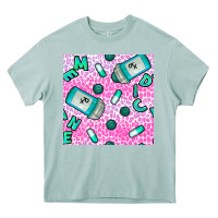 Arona Western Medicine Seamless Pattern Heavy Core Tee - BundleAndBundleShop