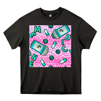 Asphalt Western Medicine Seamless Pattern Heavy Core Tee - BundleAndBundleShop