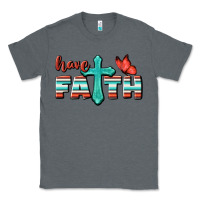 Charcoal Heather Have Faith Classic Tee - BundleAndBundleShop