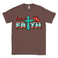 Chestnut Have Faith Classic Tee - BundleAndBundleShop