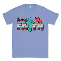 Colony Blue Have Faith Classic Tee - BundleAndBundleShop